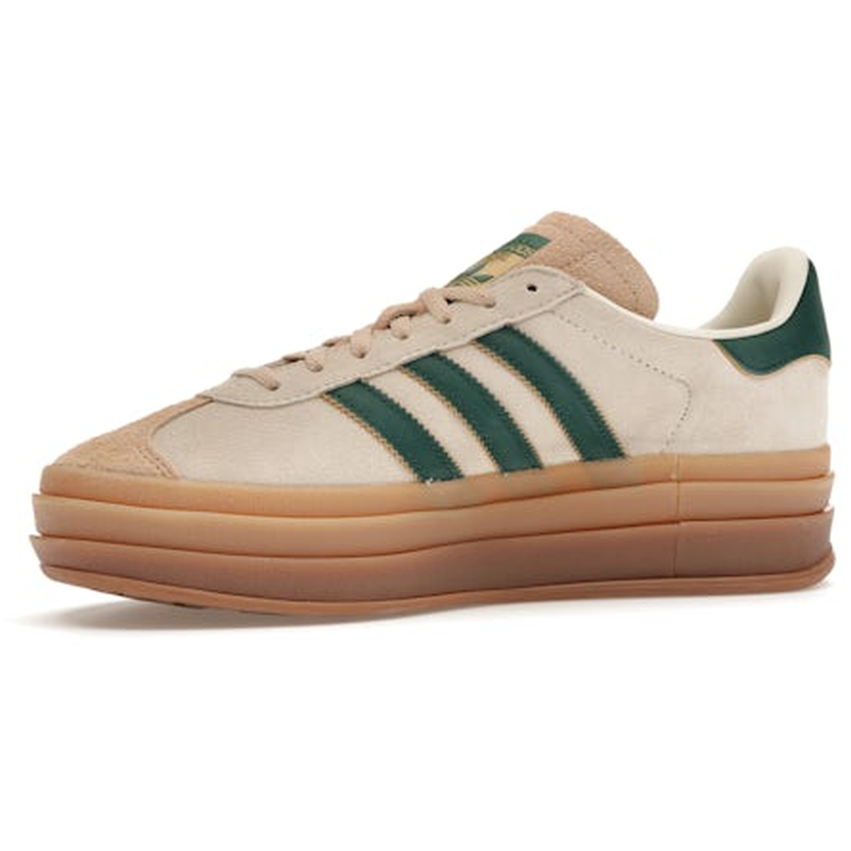 Miniatyrbild av Adidas Gazelle Bold Magic Beige Collegiate Green 3