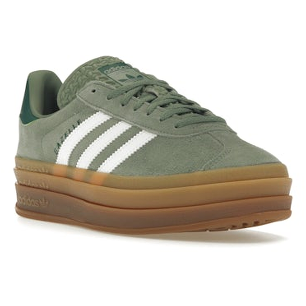 Miniatyrbild av Adidas Gazelle Bold Silver Green Gum 2