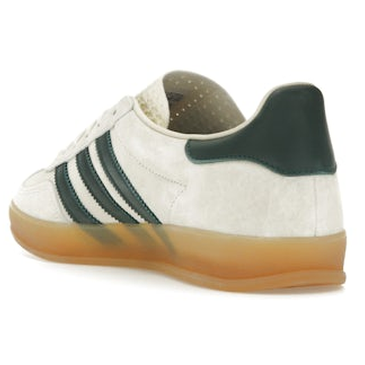 Miniatyrbild av Adidas Gazelle Indoor Cream White Collegiate Green Gum 4