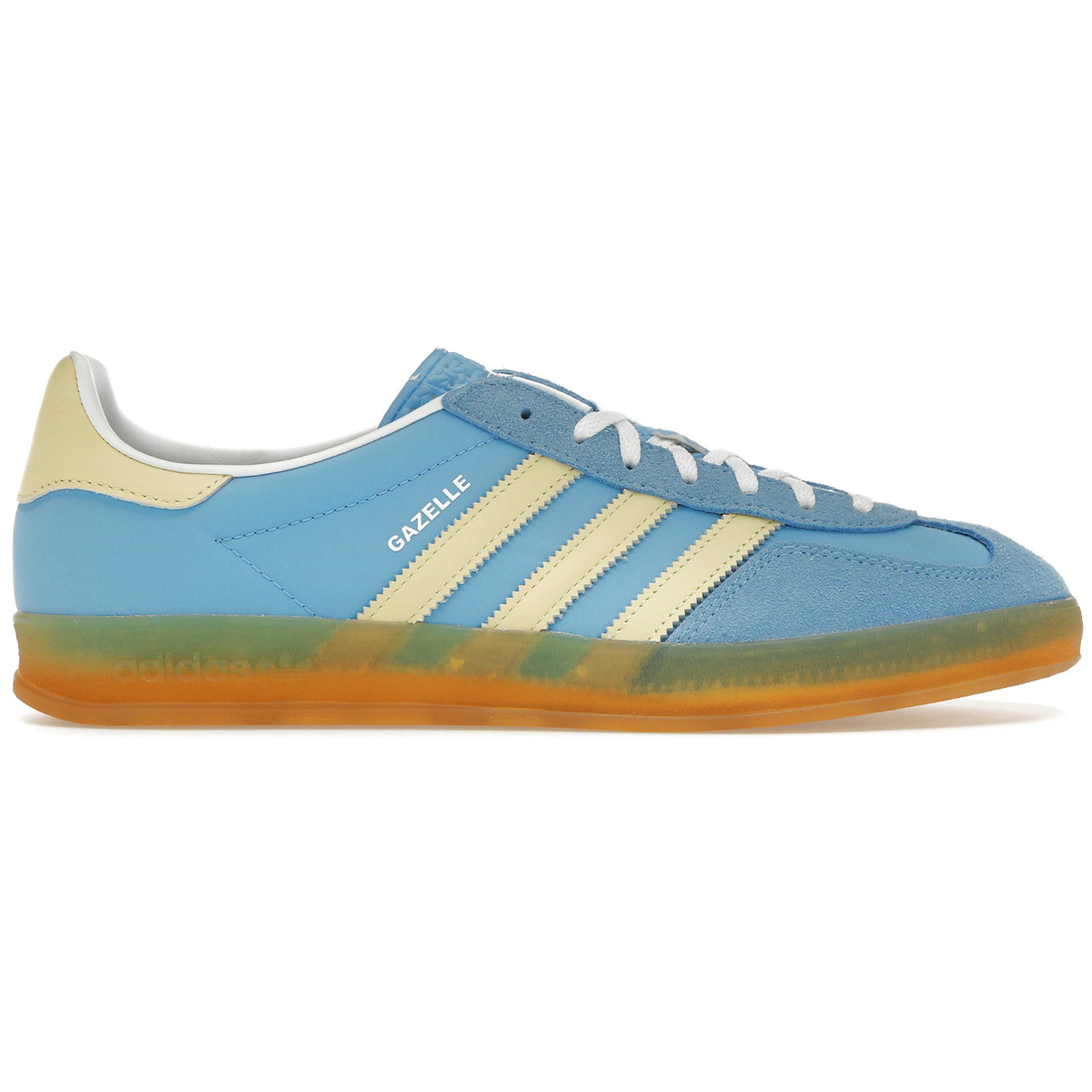 Adidas Gazelle Indoor Semi Blue Burst Almost Yellow