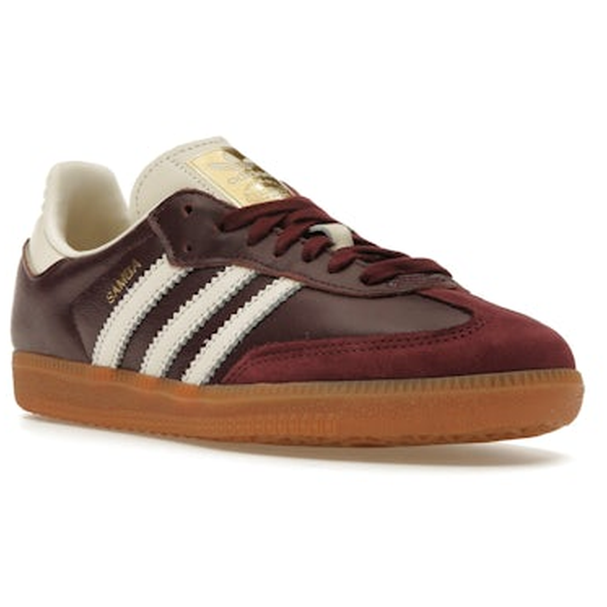 Miniatyrbild av Adidas Samba Maroon Metallic Gold 2