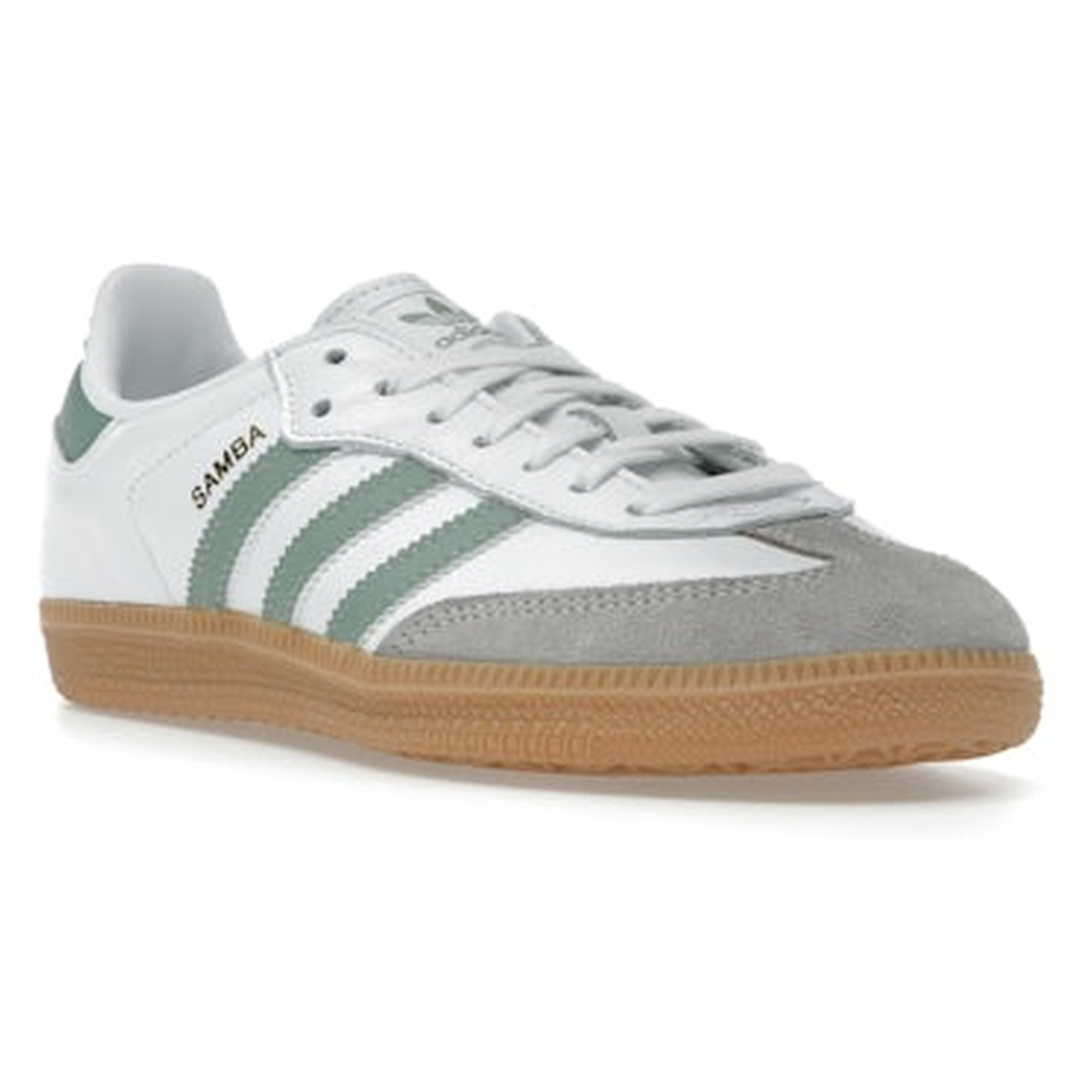 Miniatyrbild av Adidas Samba OG Cloud White Silver Green 2