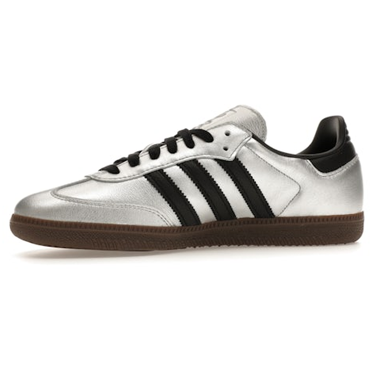 Miniatyrbild av Adidas Samba OG Silver Metallic Black Gum 3