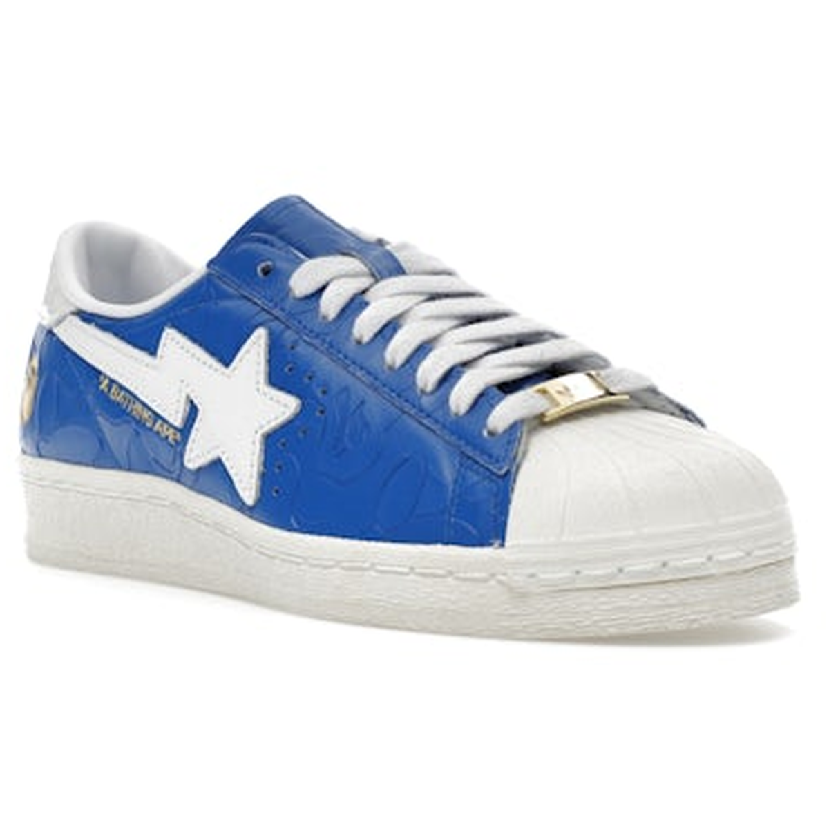 Miniatyrbild av Adidas Superstar Vintage Bape Blue White 2