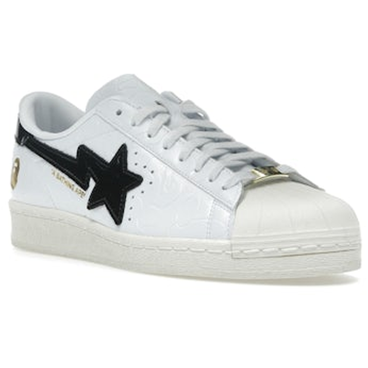 Miniatyrbild av Adidas Superstar Vintage Bape White Black 2