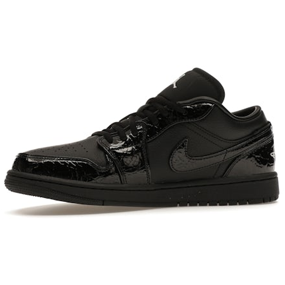 Miniatyrbild av Air Jordan 1 Low SE Patent Elephant Black 3
