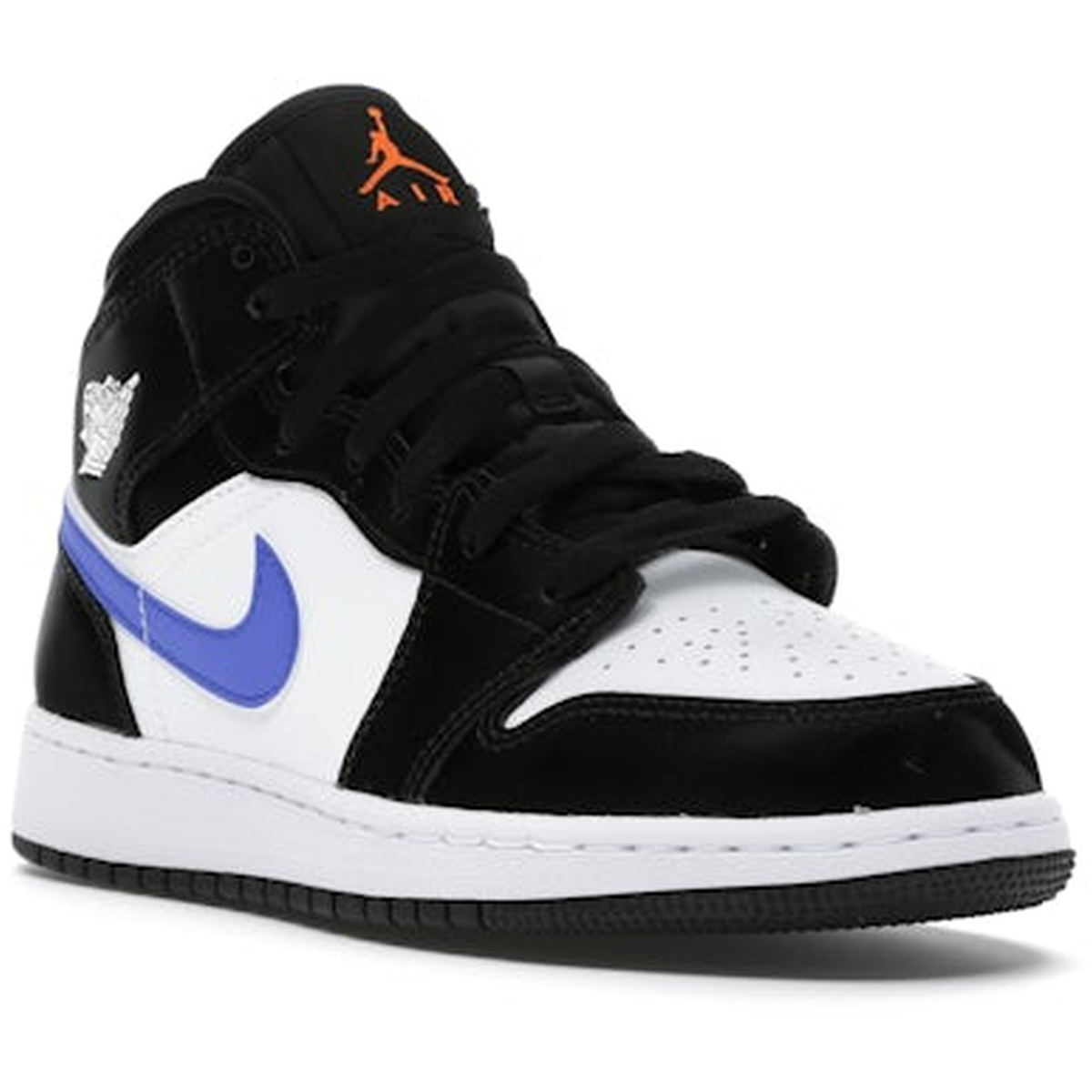 Miniatyrbild av Air Jordan 1 Mid Black Racer Blue 2