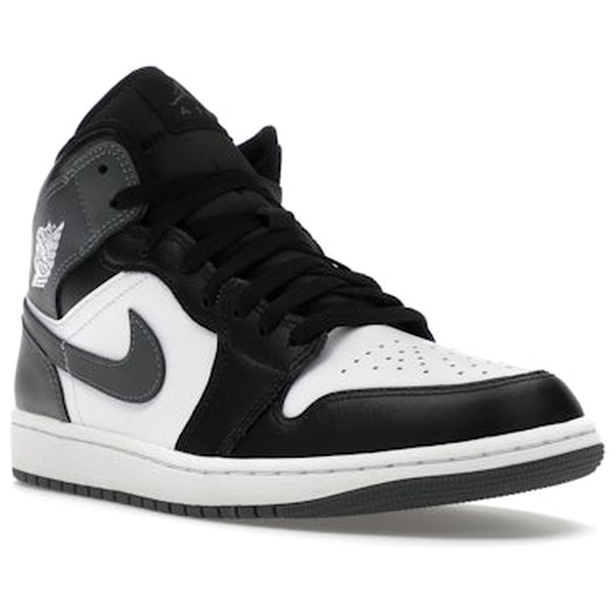 Miniatyrbild av Air Jordan 1 Mid Black White Iron Grey 2