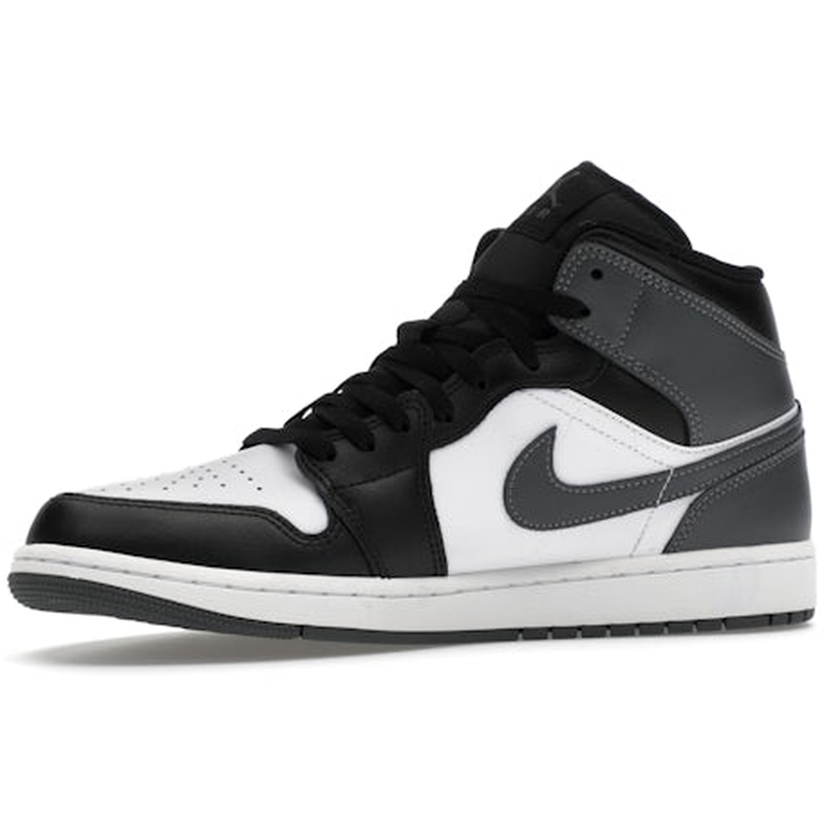 Miniatyrbild av Air Jordan 1 Mid Black White Iron Grey 3