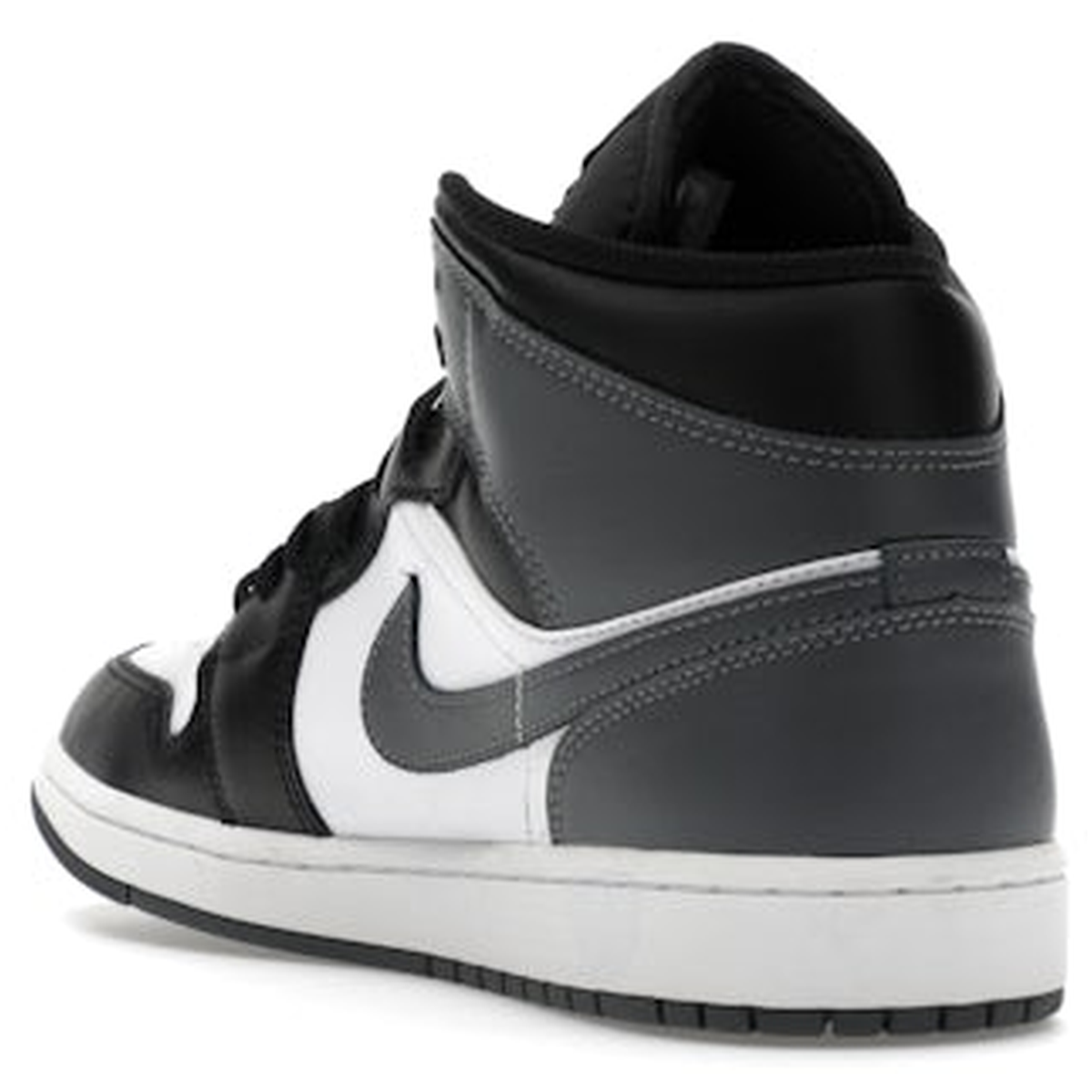 Miniatyrbild av Air Jordan 1 Mid Black White Iron Grey 4
