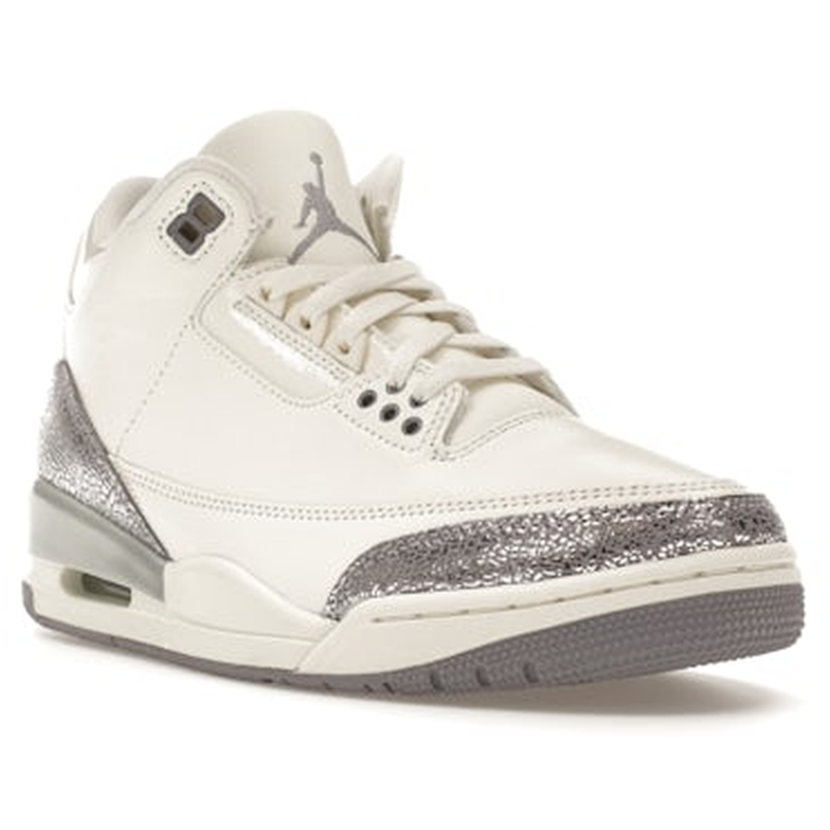 Miniatyrbild av Air Jordan 3 Retro Sail Cement Grey 2