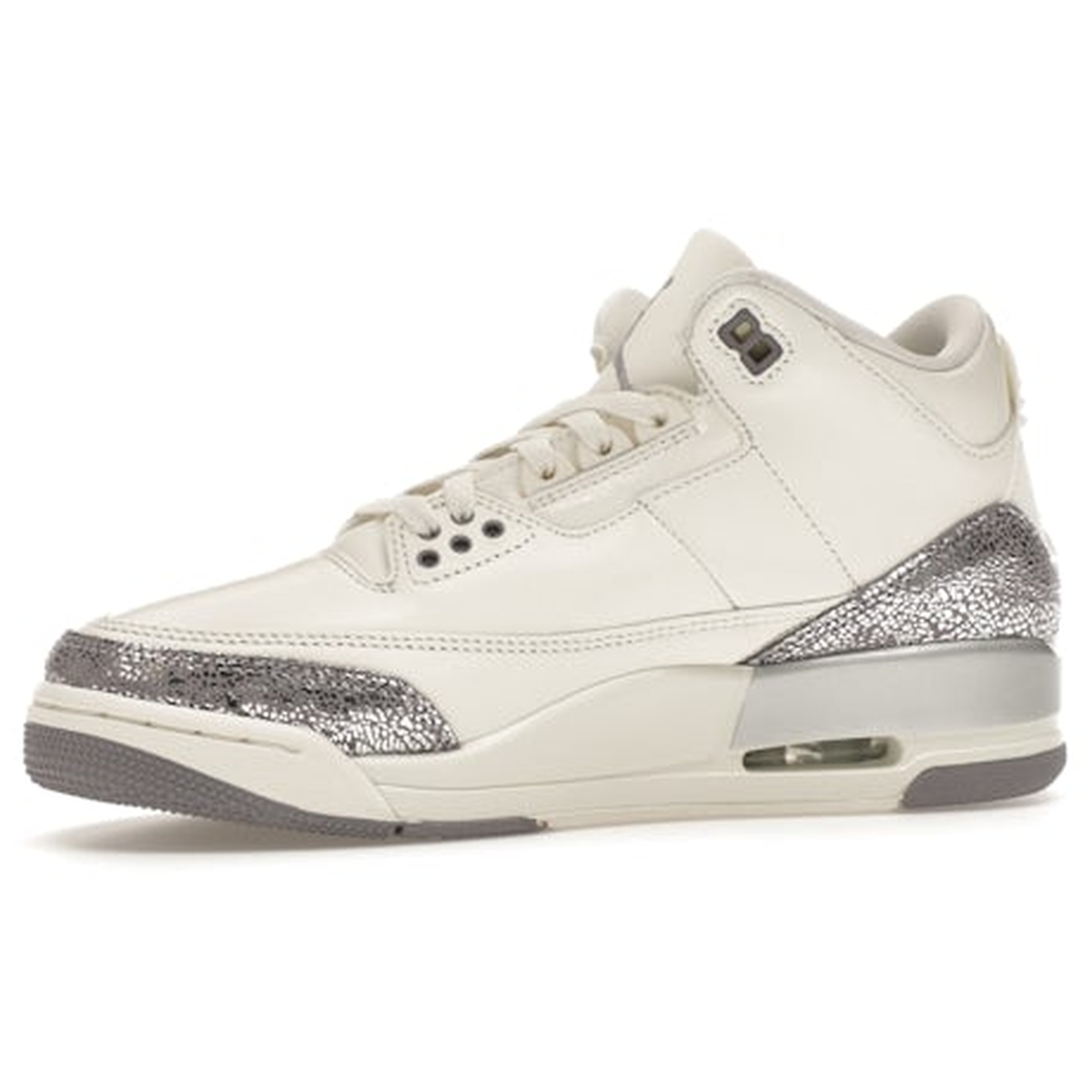 Miniatyrbild av Air Jordan 3 Retro Sail Cement Grey 3