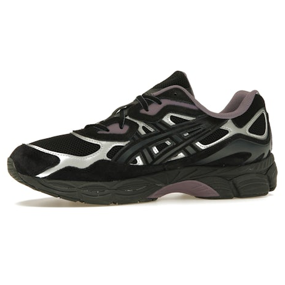 Miniatyrbild av ASICS Gel-NYC Black Purple Graphite Grey 3