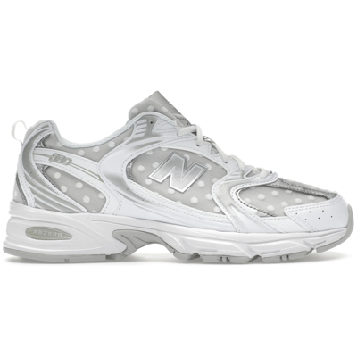 New Balance 530 Silver Metallic Polka Dots