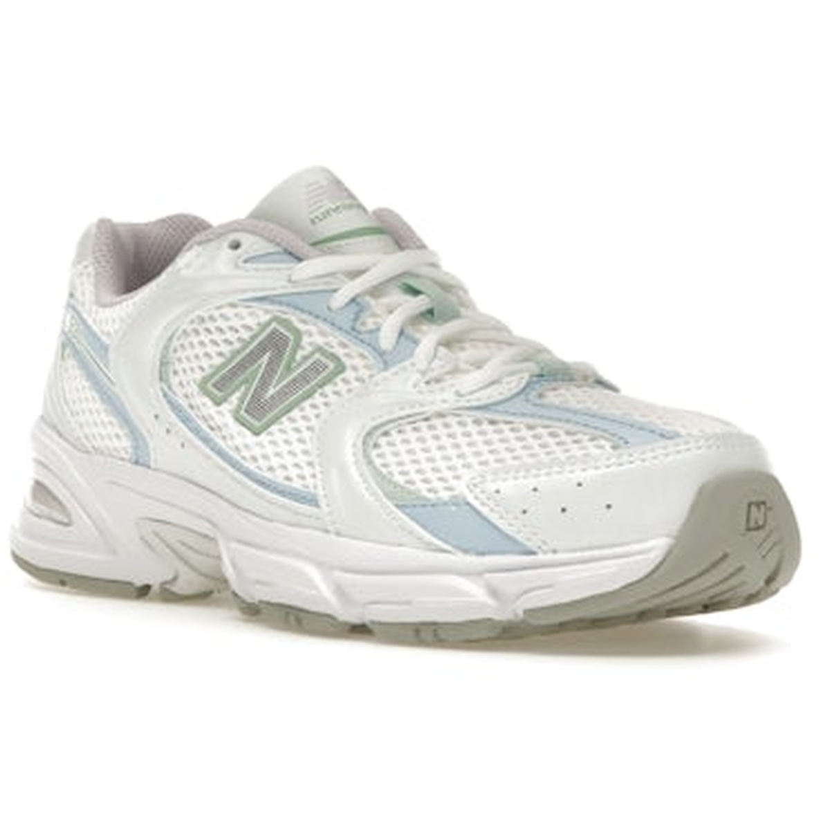Miniatyrbild av New Balance 530 White Light Chrome Blue Clay Ash 2