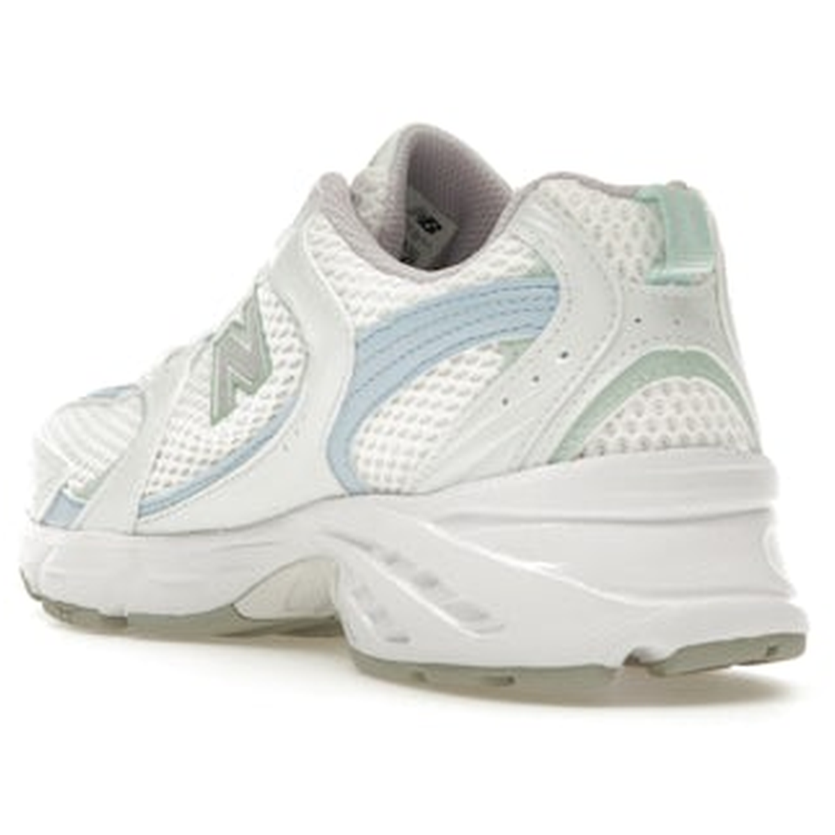 Miniatyrbild av New Balance 530 White Light Chrome Blue Clay Ash 4