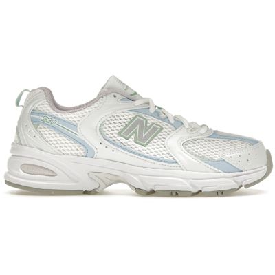 New Balance 530 White Light Chrome Blue Clay Ash
