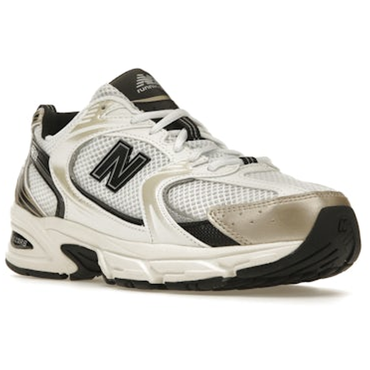 Miniatyrbild av New Balance 530 White Light Gold Metallic 2