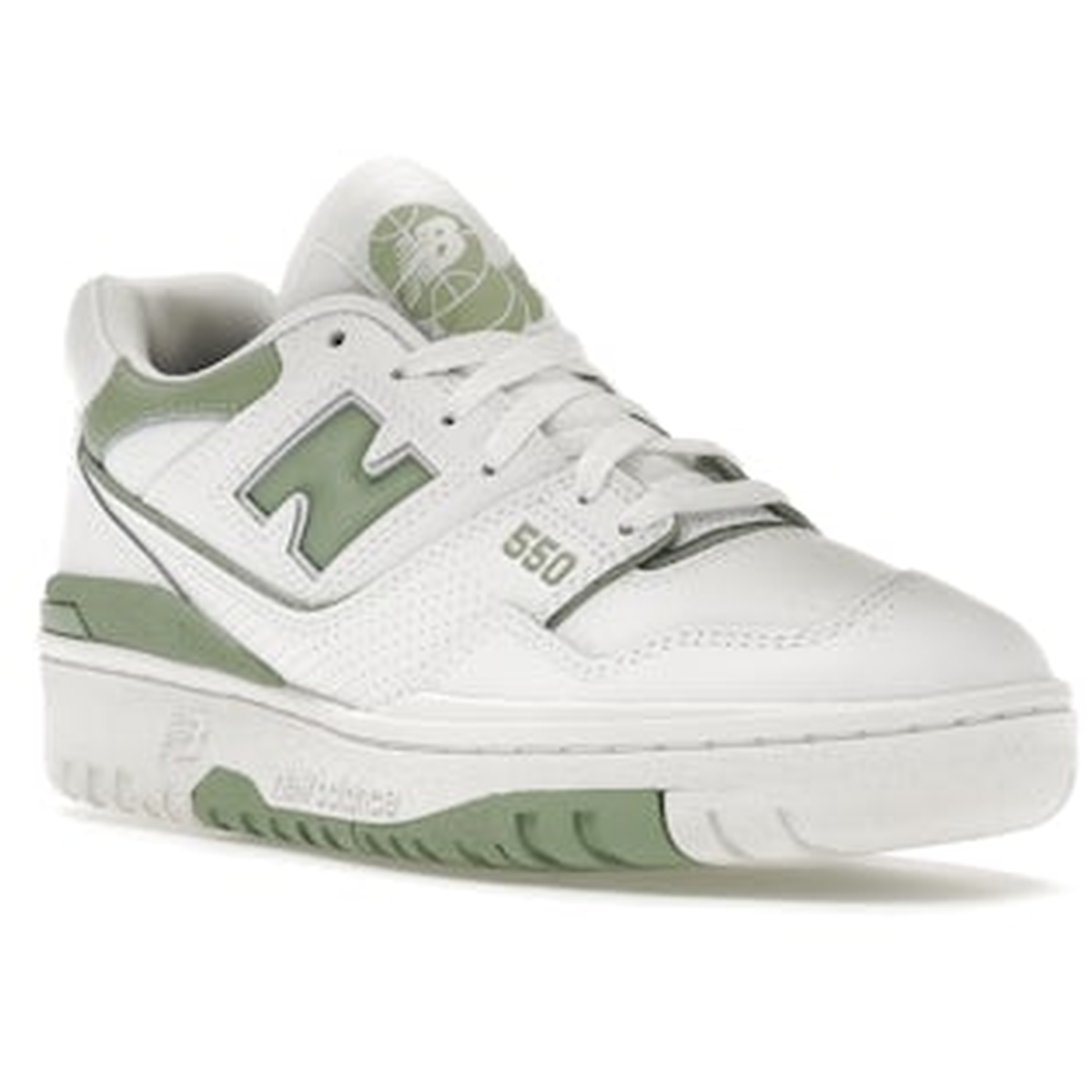Miniatyrbild av New Balance 550 White Mint Green 2