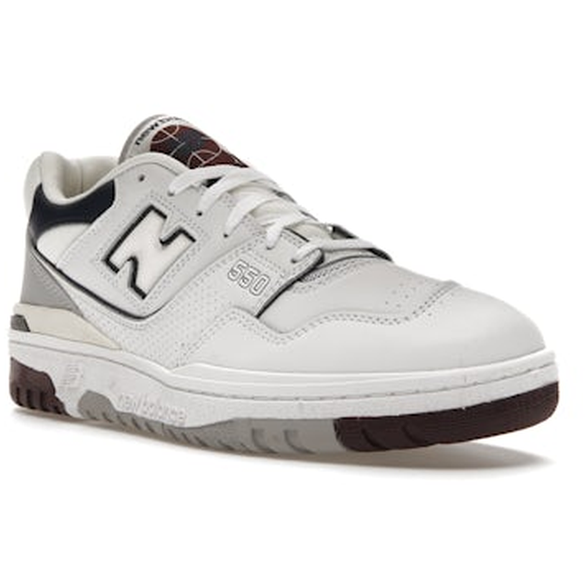 Miniatyrbild av New Balance 550 White Natural Indigo Burgundy 2