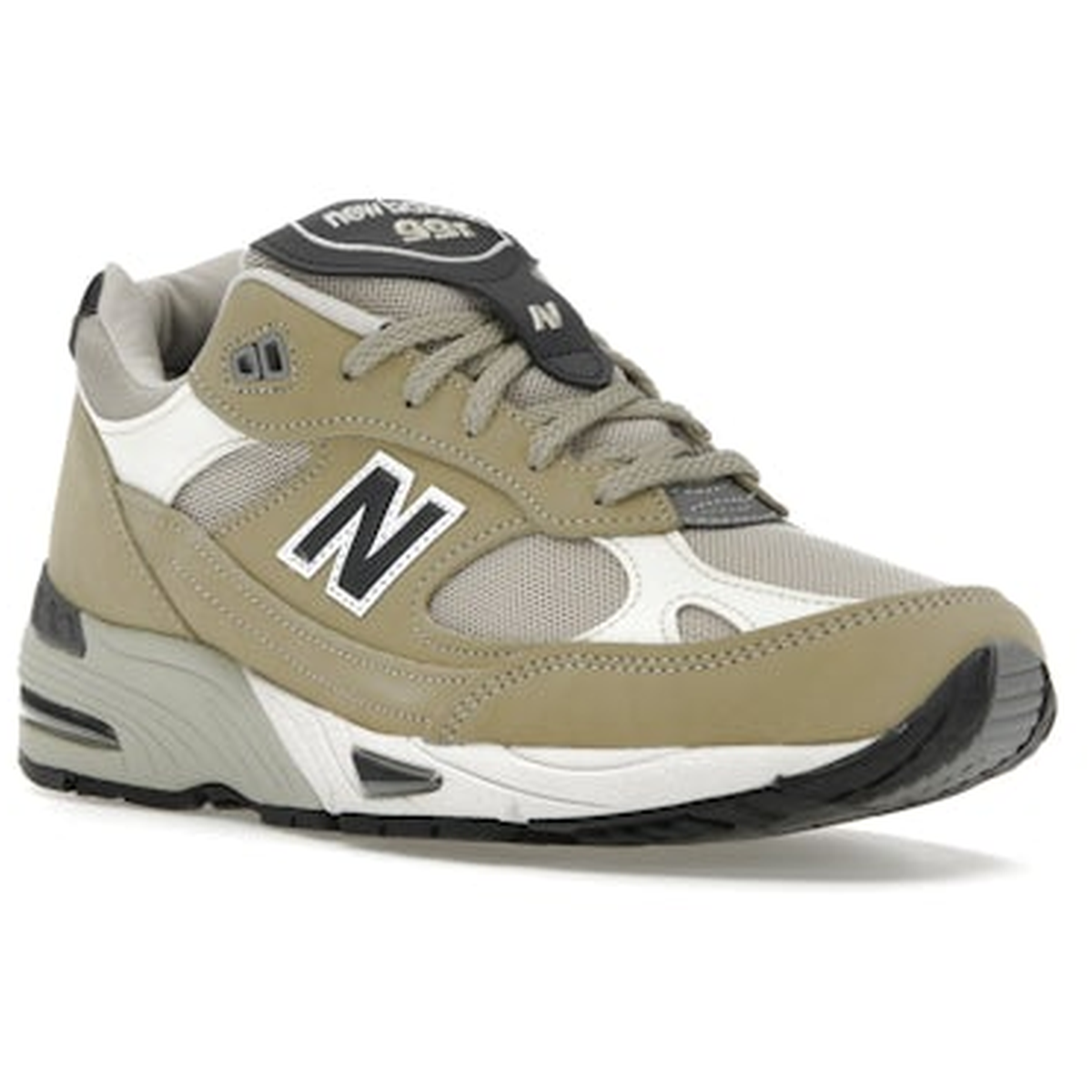 Miniatyrbild av New Balance 991v1 MiUK Elm Brown Rice 2