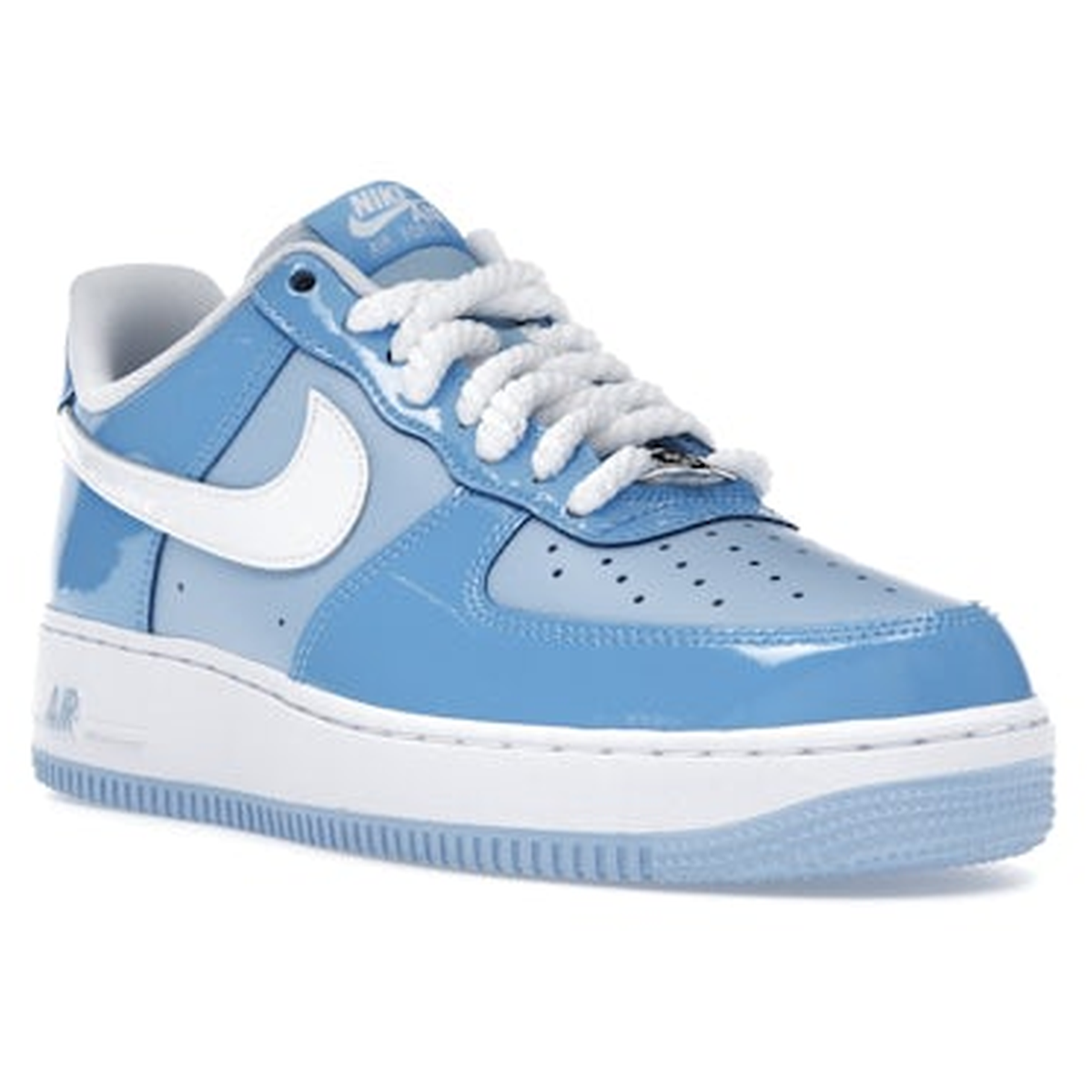 Miniatyrbild av Nike Air Force 1 Low 07 LV8 Phychic Blue White Patent 2