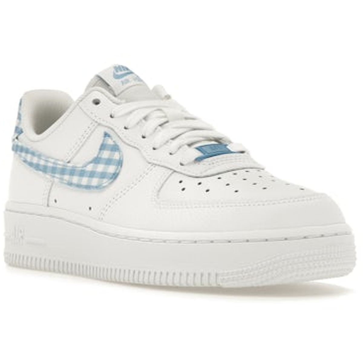Miniatyrbild av Nike Air Force 1 Low 07 University Blue Gingham 2
