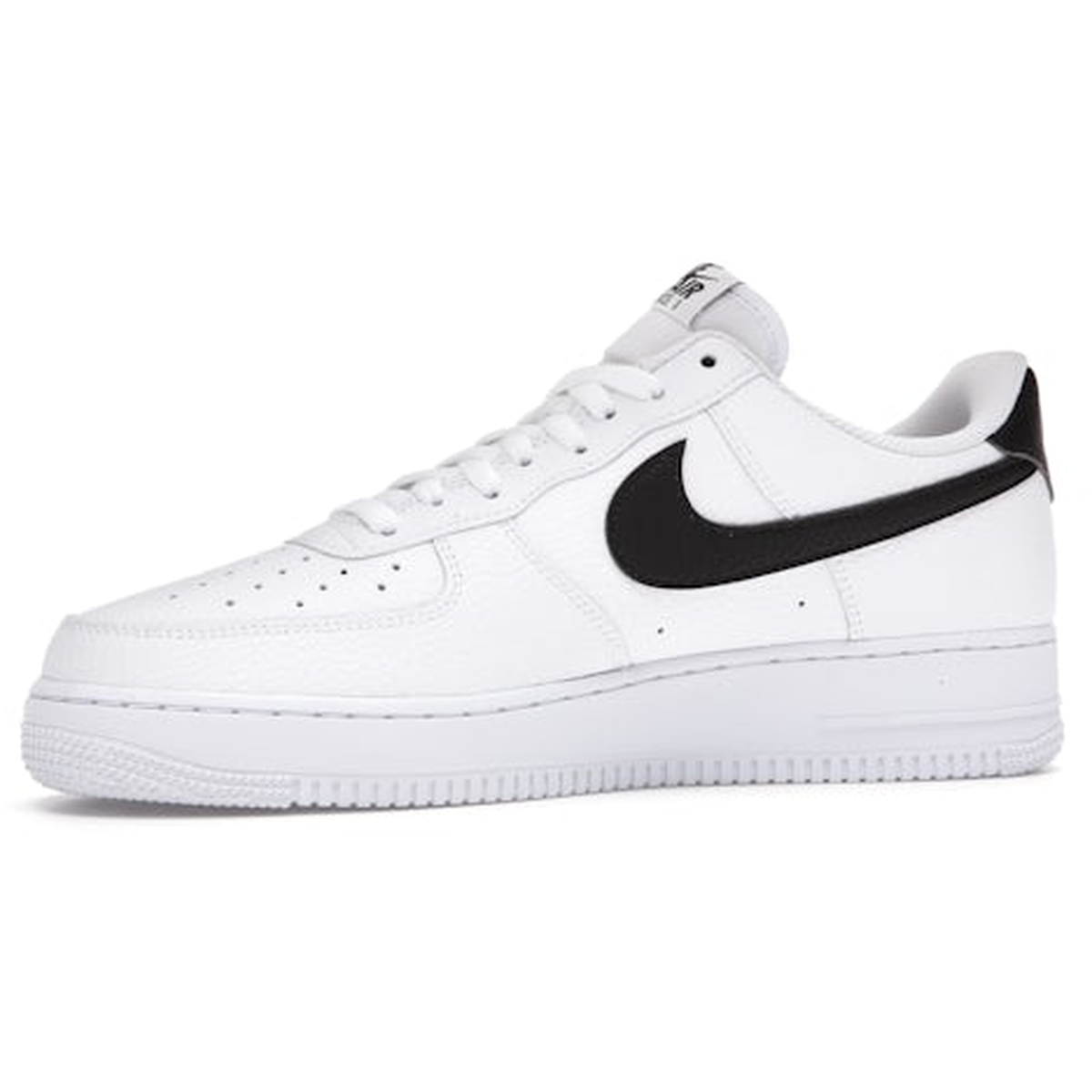 Miniatyrbild av Nike Air Force 1 Low '07 White Black Pebbled Leather 3