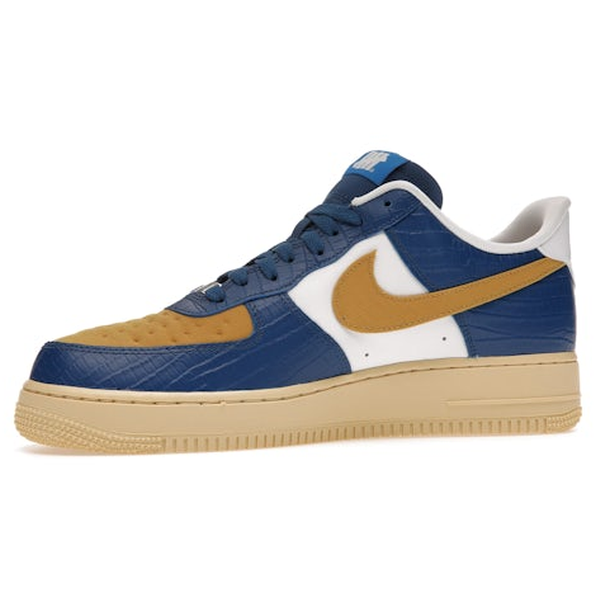 Miniatyrbild av Nike Air Force 1 Low SP Undefeated 5 On It Blue Yellow Croc 3