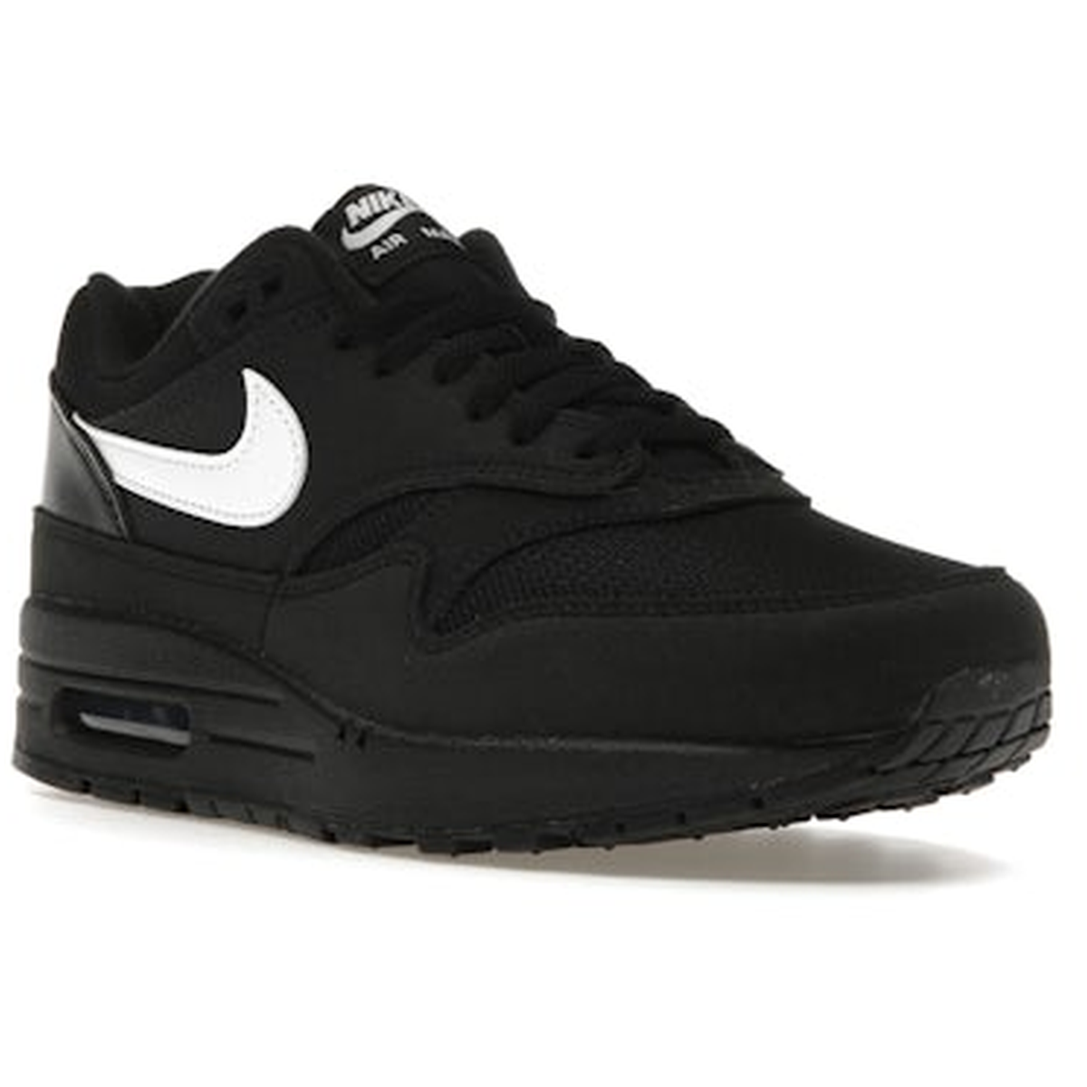 Miniatyrbild av Nike Air Max 1 Black White Swoosh 2