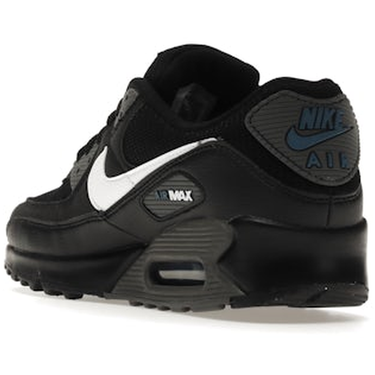 Miniatyrbild av Nike Air Max 90 Black Marina Iron Grey White 4