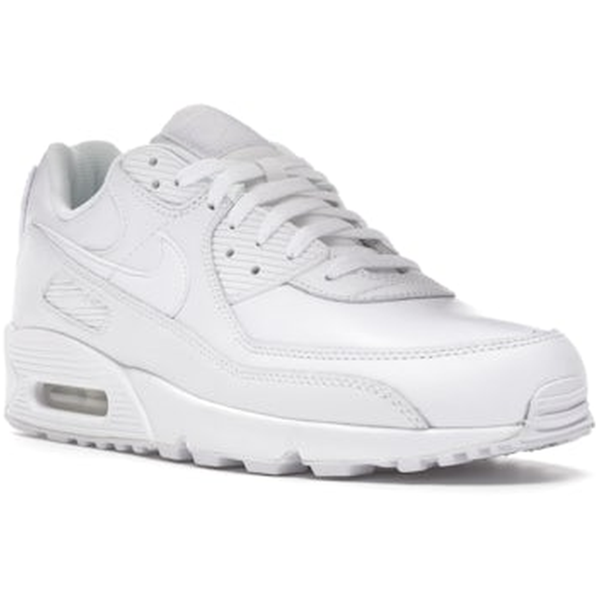 Miniatyrbild av Nike Air Max 90 Leather Triple White 2