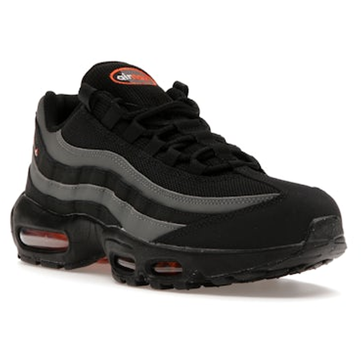 Miniatyrbild av Nike Air Max 95 Black Grey Safety Orange 2