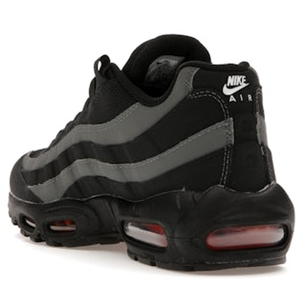 Miniatyrbild av Nike Air Max 95 Black Grey Safety Orange 4
