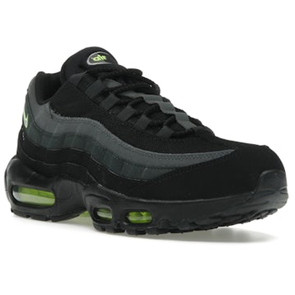 Miniatyrbild av Nike Air Max 95 Logo Black Grey Volt 2