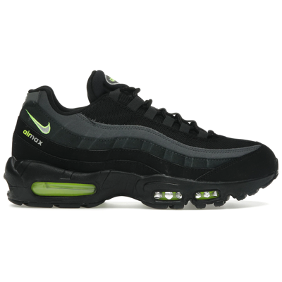 Nike Air Max 95 Logo Black Grey Volt