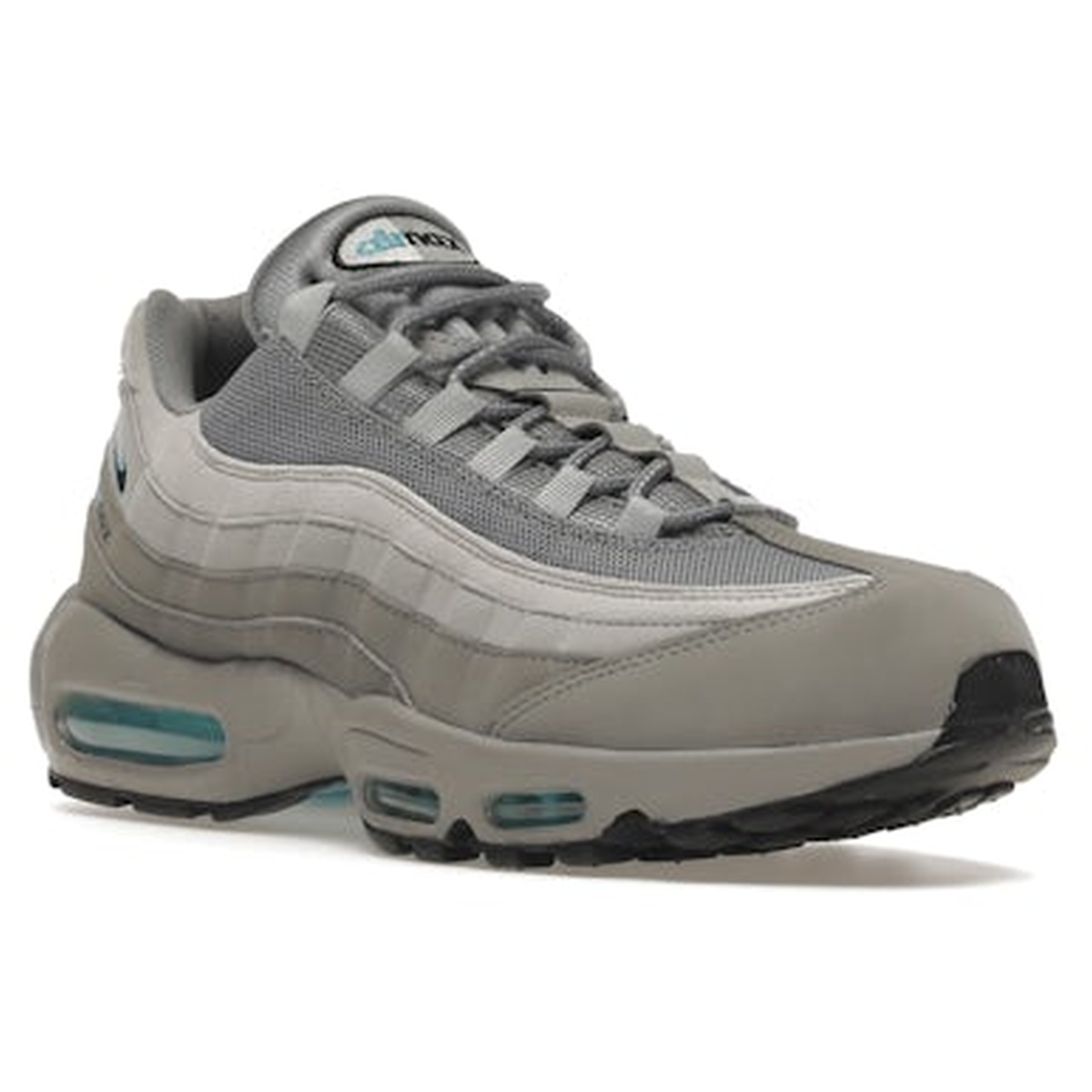Miniatyrbild av Nike Air Max 95 Retro Logo Grey Aqua 2