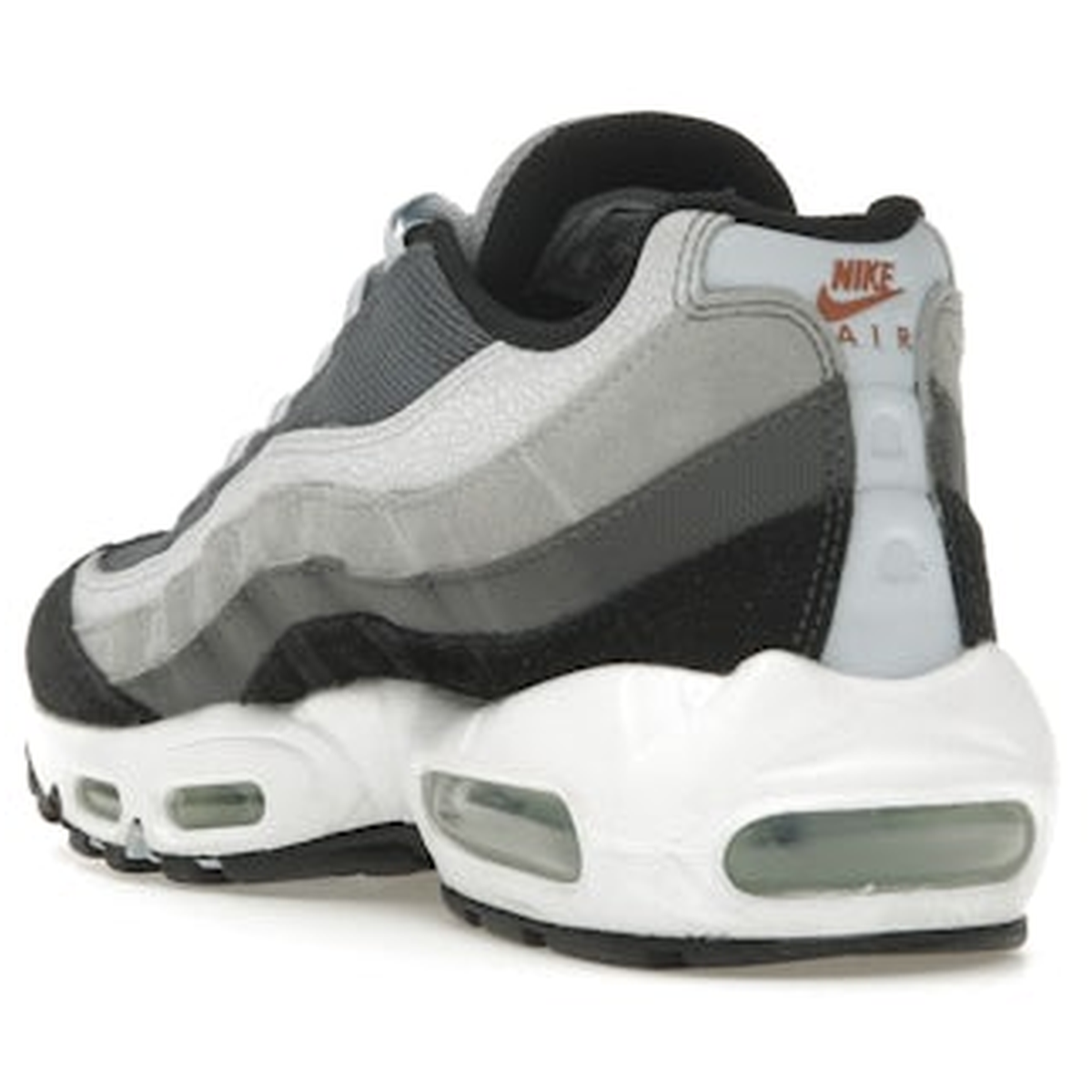 Miniatyrbild av Nike Air Max 95 Wolf Grey Rugged Orange 4