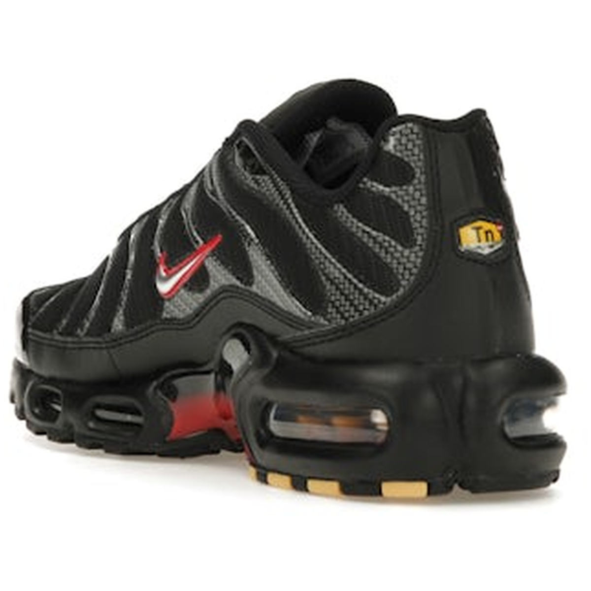 Miniatyrbild av Nike Air Max Plus Black Red Metallic Silver 4