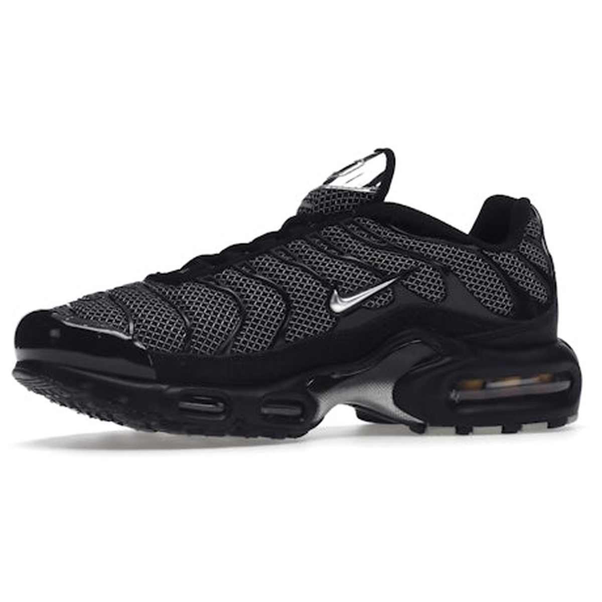 Miniatyrbild av Nike Air Max Plus Black Suede Silver 3