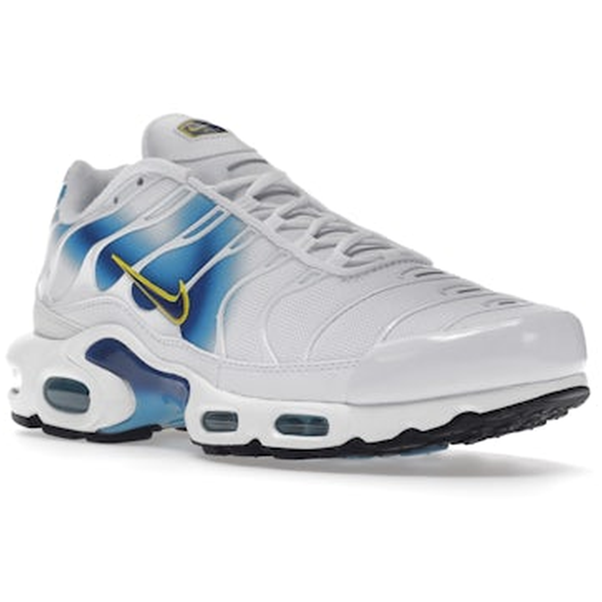 Miniatyrbild av Nike Air Max Plus Spray Paint Swoosh White Blue 2