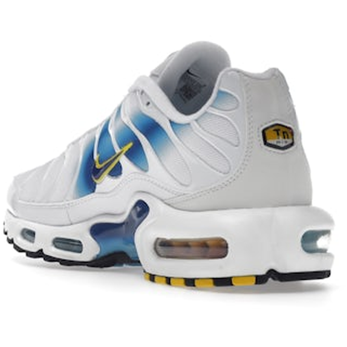Miniatyrbild av Nike Air Max Plus Spray Paint Swoosh White Blue 4