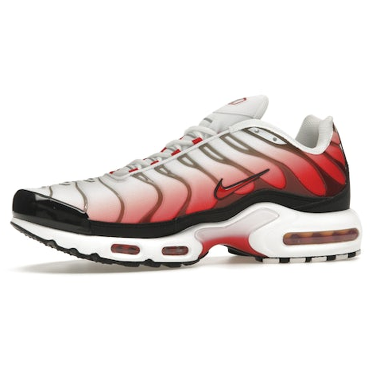 Miniatyrbild av Nike Air Max Plus White Black University Red 3