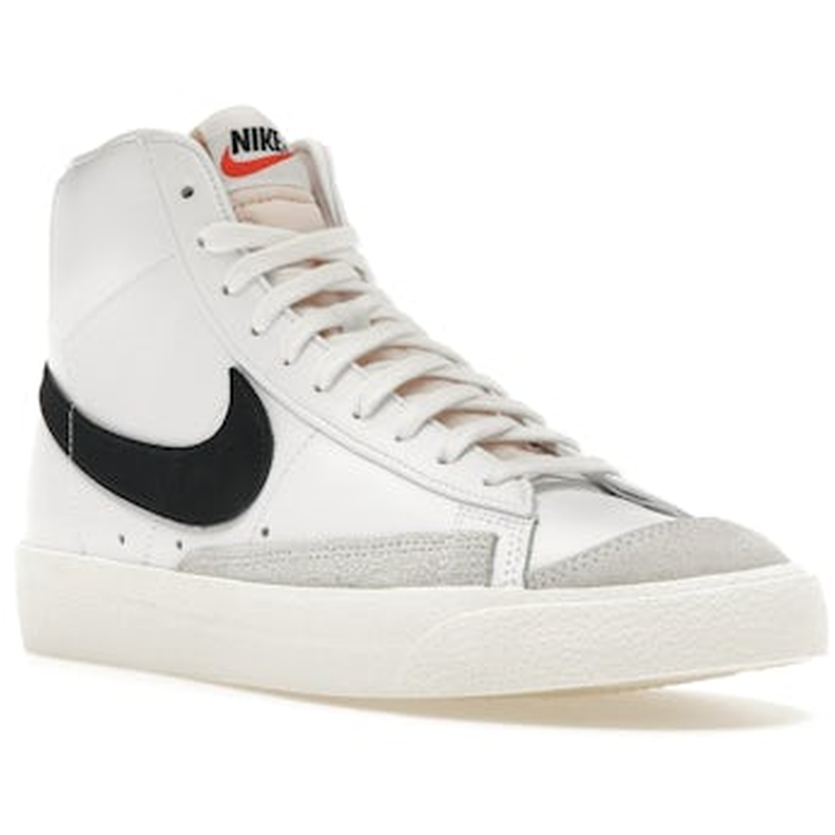 Miniatyrbild av Nike Blazer Mid 77 Vintage White Black 2