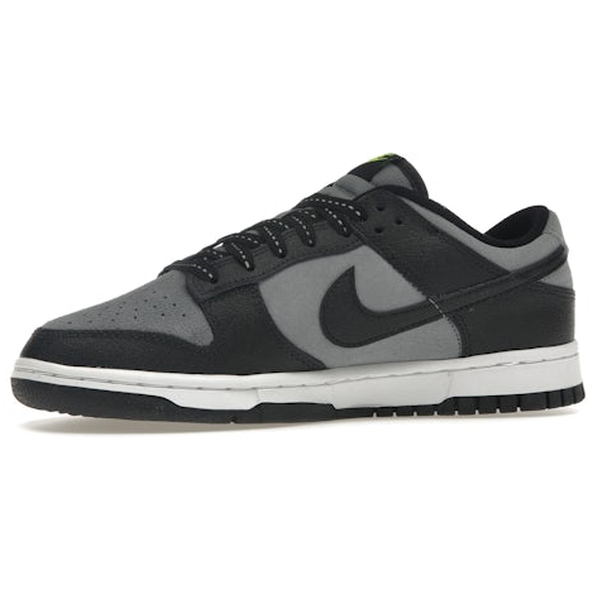 Miniatyrbild av Nike Dunk Low Black Cool Grey Volt Mini Swoosh 3