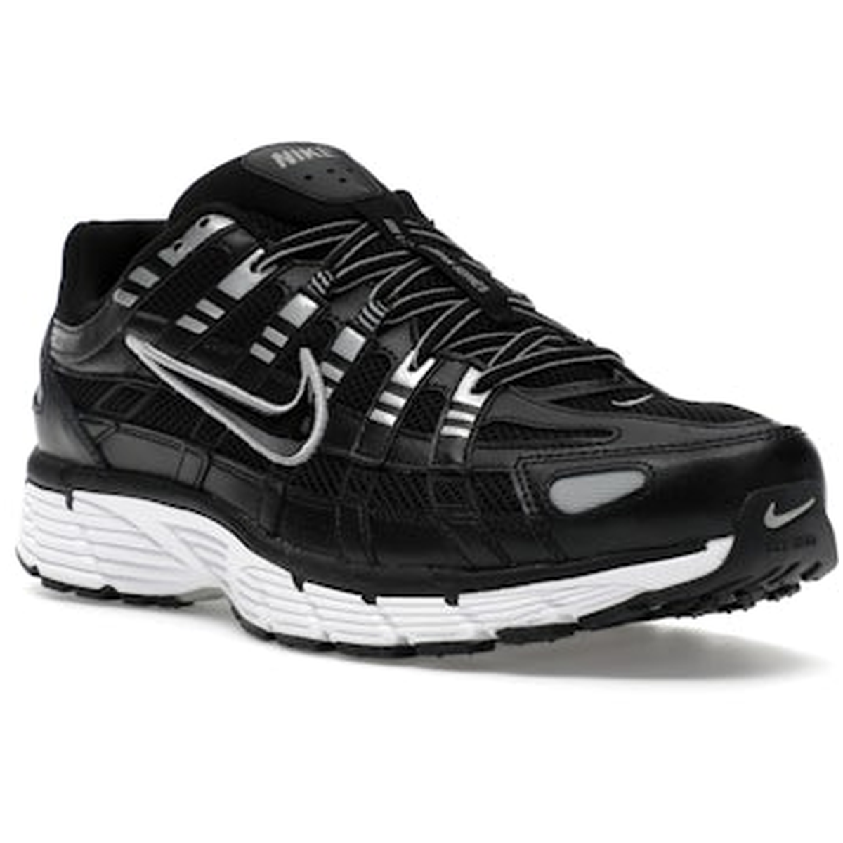 Miniatyrbild av Nike P-6000 Black White Metallic Silver 2
