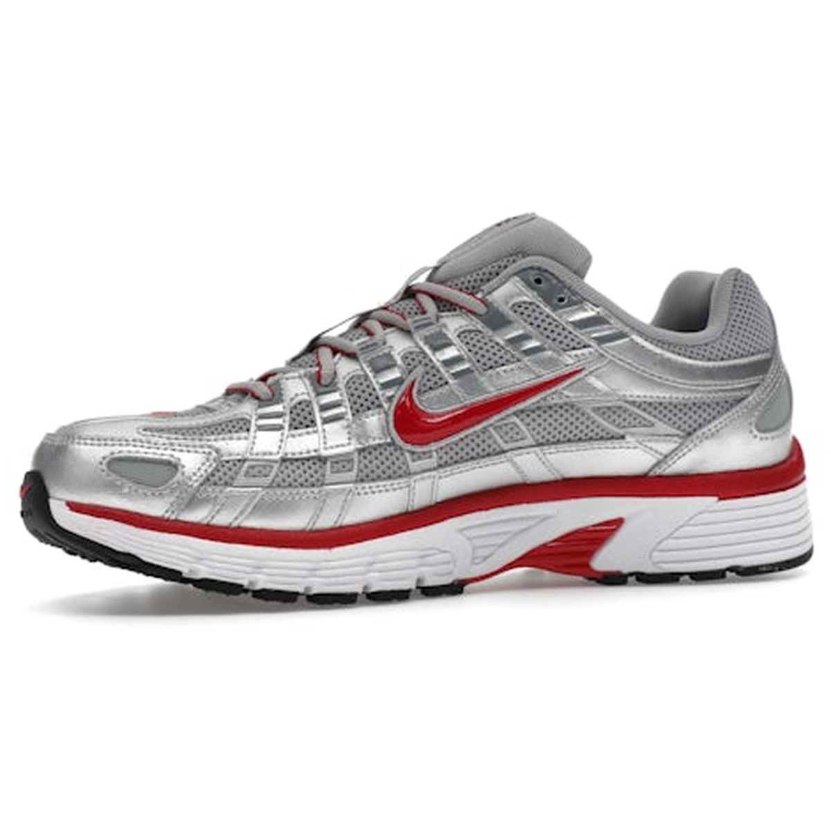 Miniatyrbild av Nike P-6000 Metallic Silver Gym Red 3